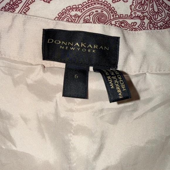 NWOTS Donna Karan Cream Wide Leg Pants - Picture 5 of 7